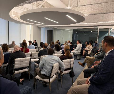 Crowd at CAP offices