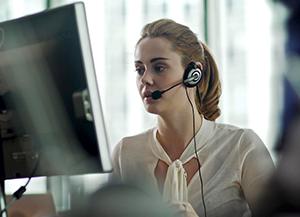 Women working at computer